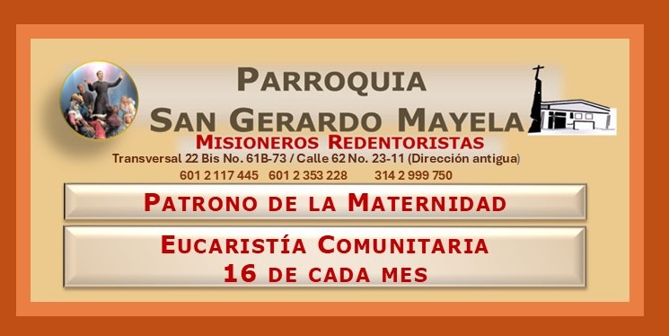 Eucaristá Comunitaria 16 de cada mes 5:00 pm