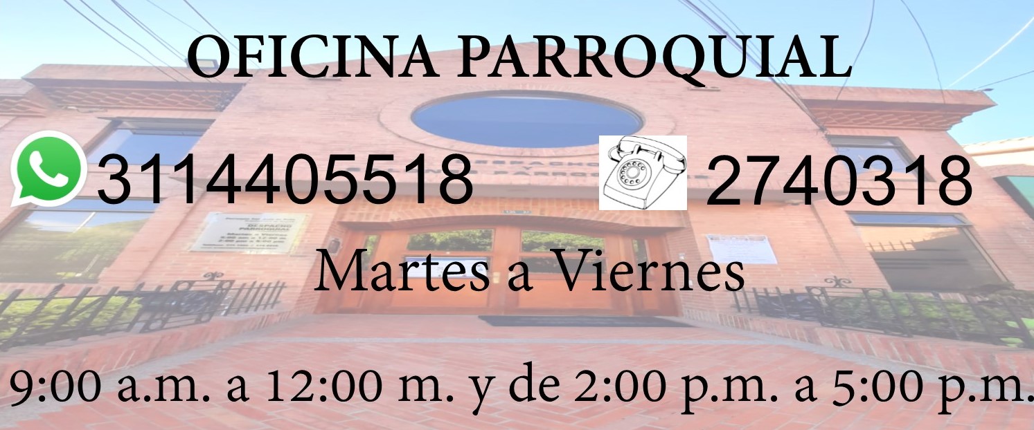 HORARIO OFICINA PARROQUIAL