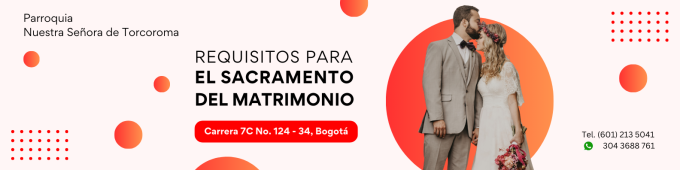 Banner sacramento del Matrimonio