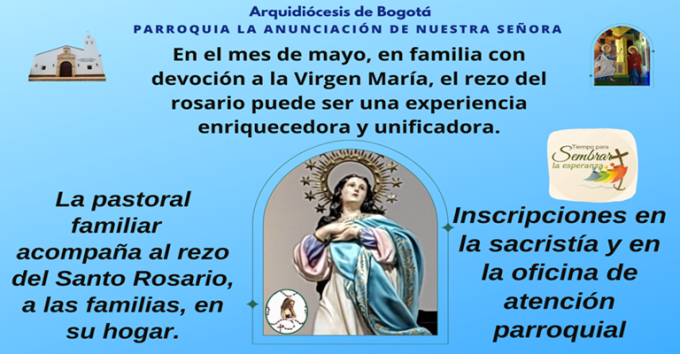 invitacion rezo santo rosario