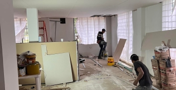 Obras salón parroquial