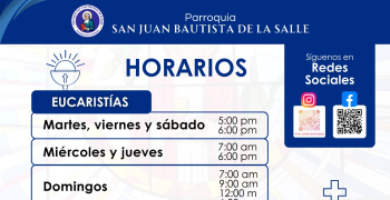 Horarios 2026